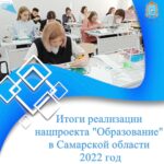 Итоги Национального проекта "Образование" в Самарской области в 2022 году