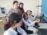 В Центре «Точка Роста» п.Новый Кутулук школьники продемонстрировали родителям навыки проведения эксперимента